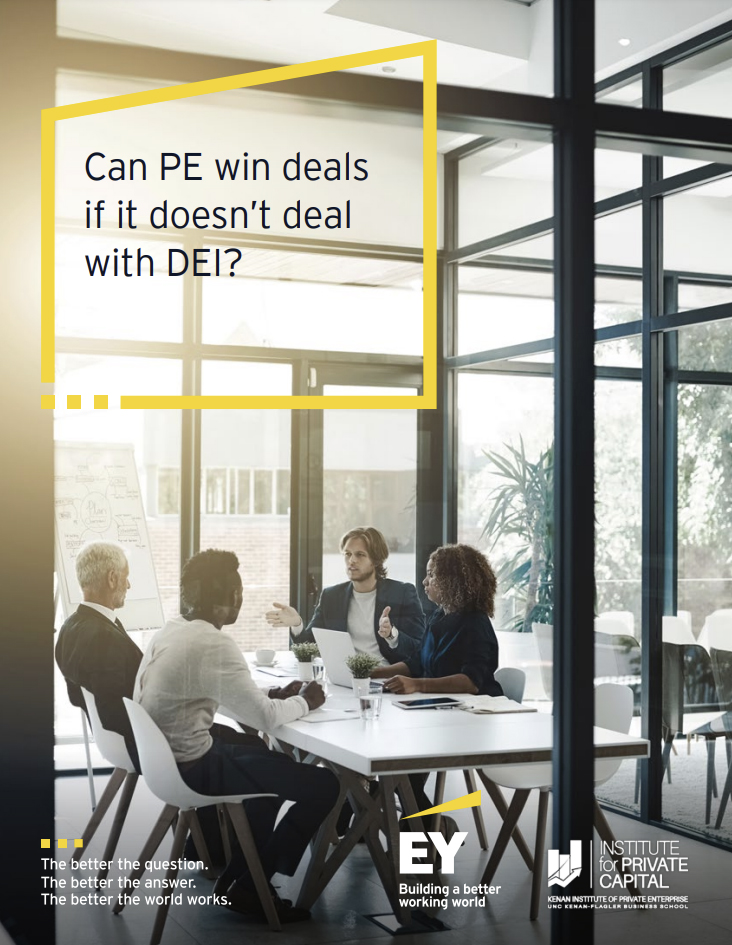 Can PE win deals if it doesn't deal with DEI